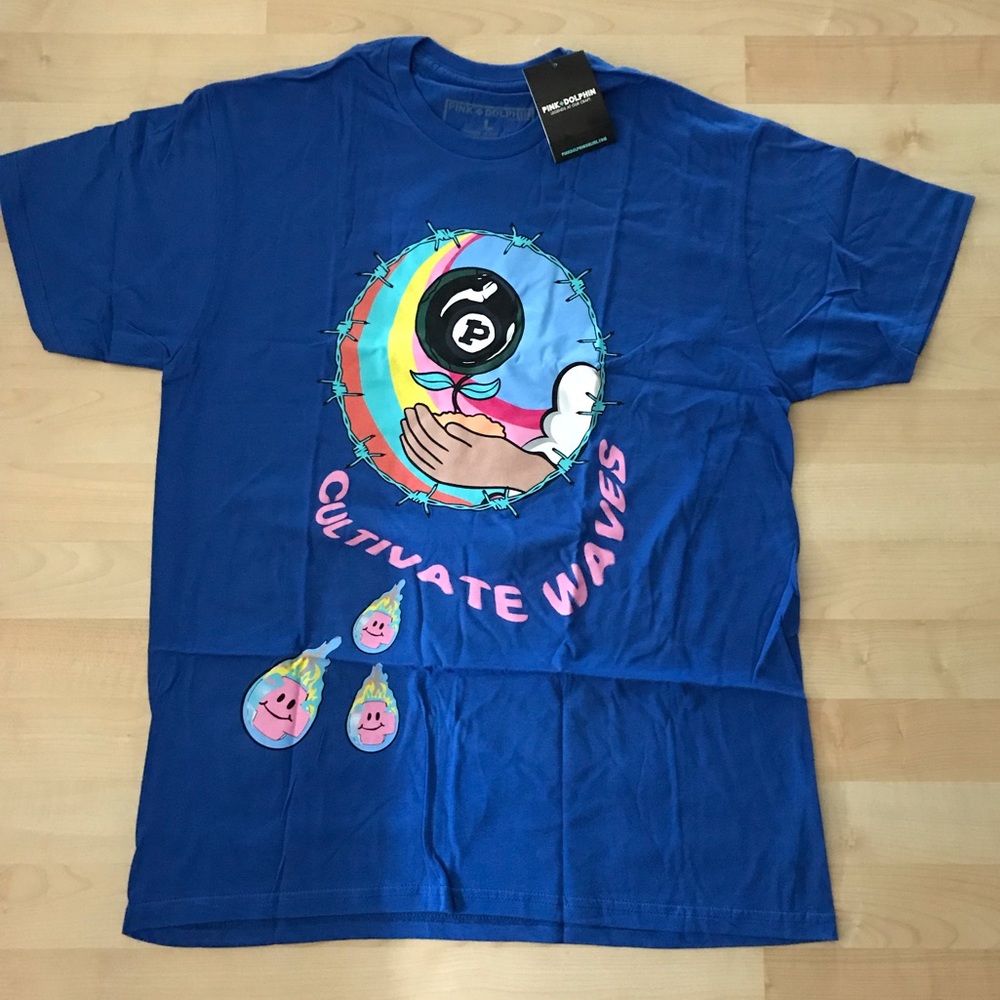 Brand new men’s PINK DOLPHIN shirt